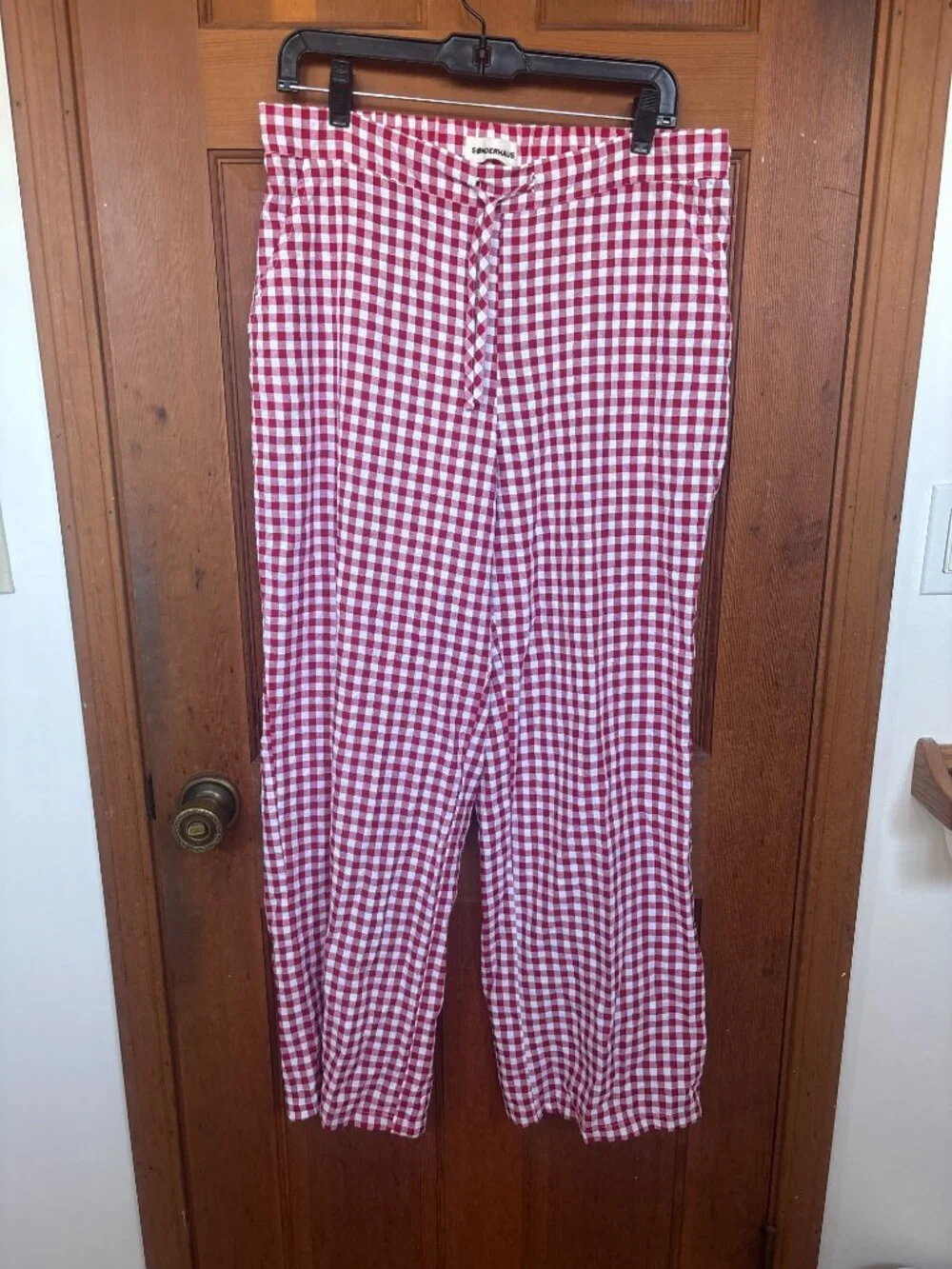 Sonderhaus Perfect Pant Red Gingham - Picture 2 of 3
